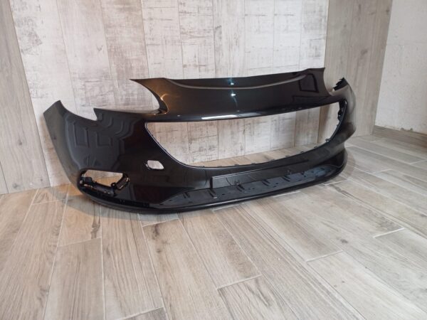 VAUXHALL CORSA E 2015-2020 FRONT BUMPER NO PDC OR WASHER HOLES BLACK COLOUR