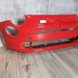 FIAT 500 2016–2019 POP FRONT BUMPER PAINTED 176A ROSSO MARANELLO