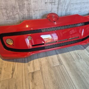 VW UP 2012-2016 FRONT BUMPER WITH FOG LIGHT HOLES RED COLOUR IN LY3D