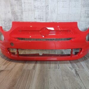 FIAT 500 lounge 2016-2020 FRONT BUMPER PAINTED in RED 111/A