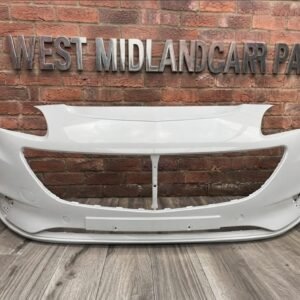 VAUXHALL CORSA E 2015-2019 BUMPER WITH PARKING SENSOR HOLES WHITE COLOUR Z40R