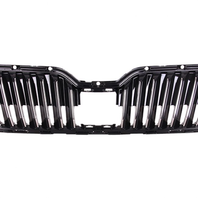 Skoda Superb 2015 2016 2017 Front Grille Painted Black With Active Cruise Control