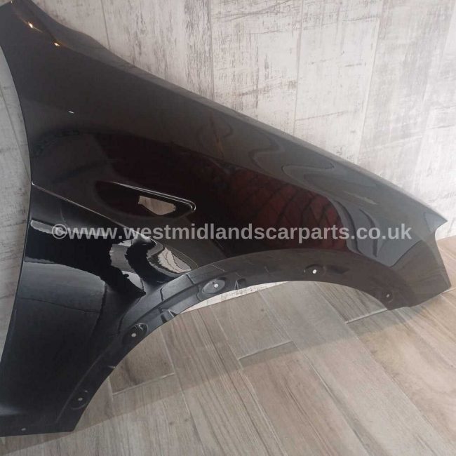 BMW X4 F26 2014-2018 FRONT WING RIGHT DRIVERS SIDE PAINTED JET BLACK 668 NEW