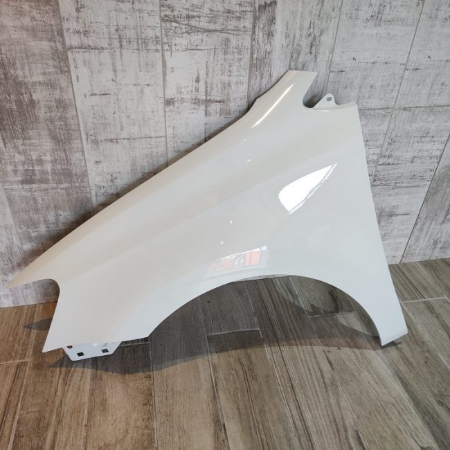 VW POLO 2009–2017 PASSENGER SIDE WING PANEL WHITE COLOUR LC9A