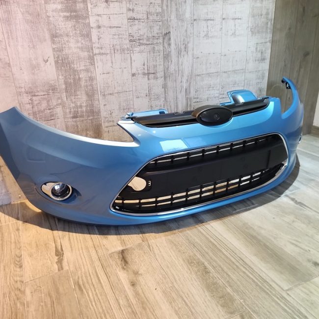 FORD FIESTA 2008-2012 FRONT BUMPER WITH FOG LIGHT HOLES VISION BLUE