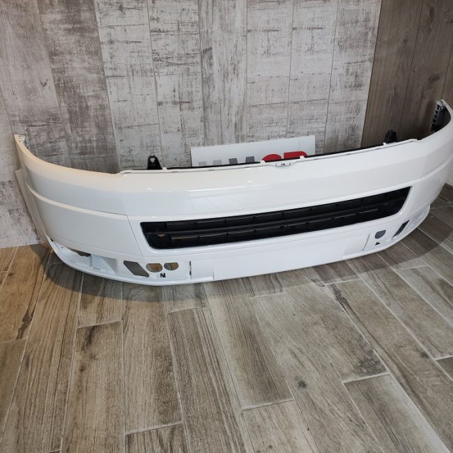 VW TRANSPORTER T5.1 FRONT BUMPER KIT PAINTED IN CADDY WHITE LB9A